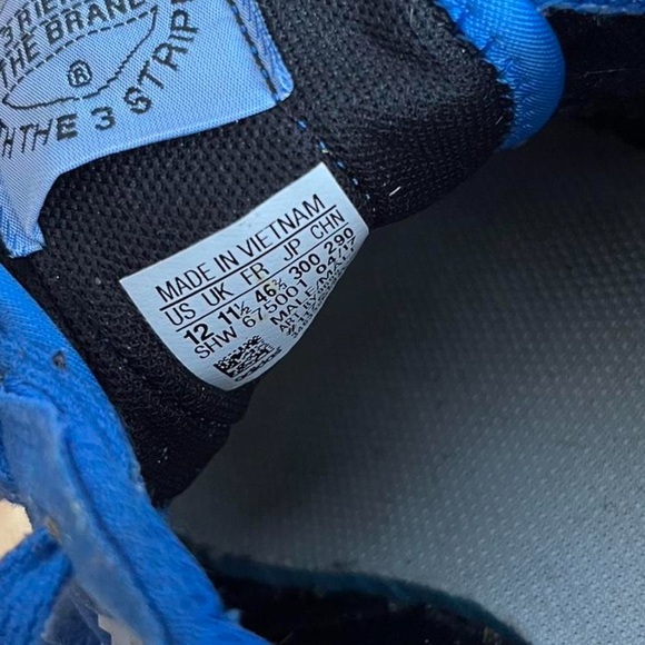 Adidas Dragon Men’s. Lue and White Sneakers Size 12 - Picture 5 of 7